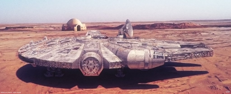 Illustration for article titled Check Out This Stunning Illustration Of The Millennium Falcon